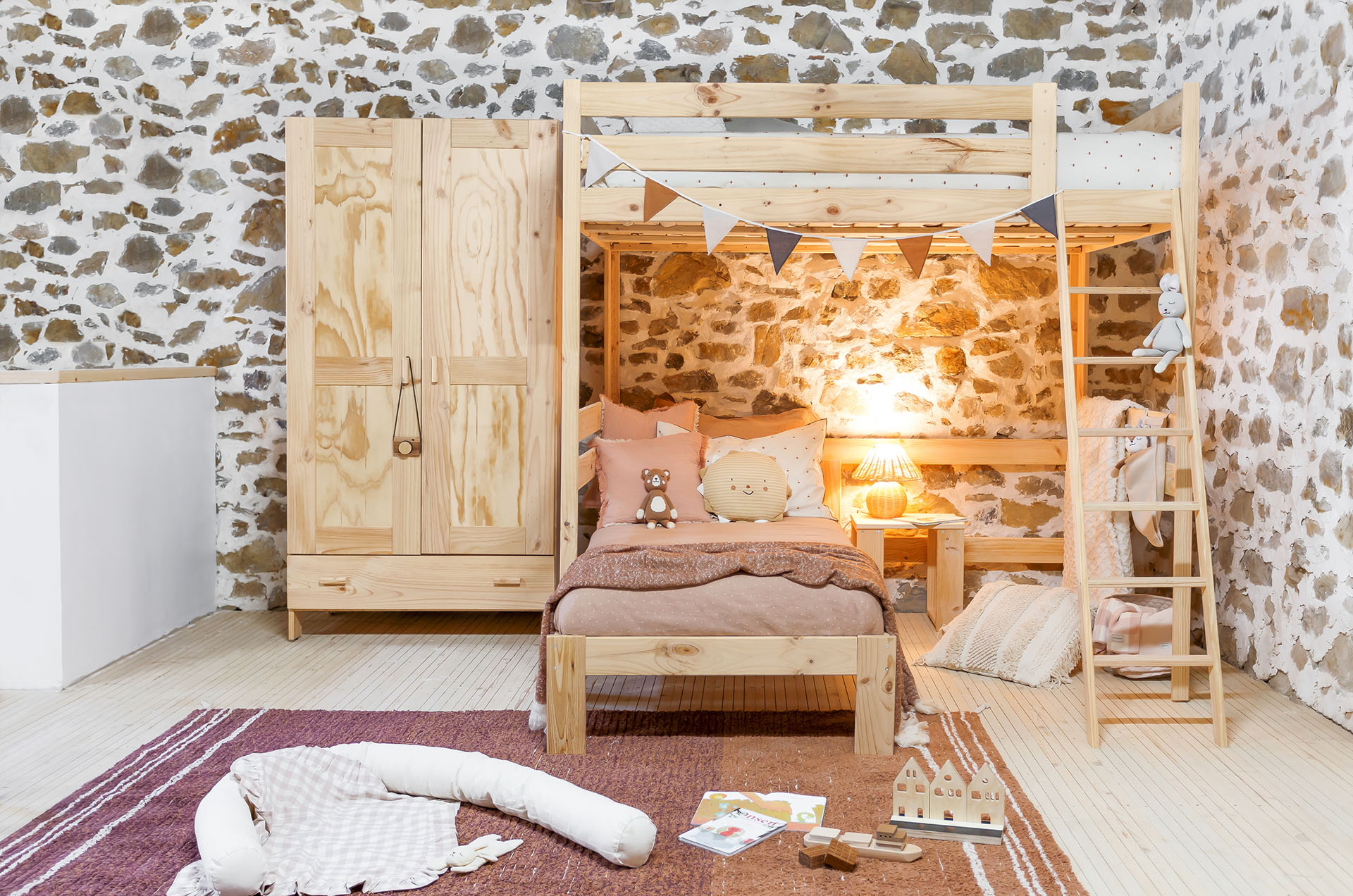 Las mejores ofertas en Armarios y roperos Dormitorio de madera maciza