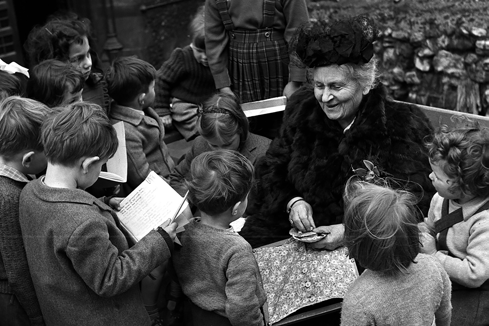 Maria Montessori en su vejez 